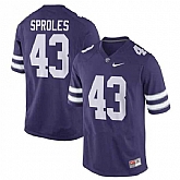 Men's Kansas State Wildcats #43 Darren Sproles Purple Vapor Stitched NCAA Jersey Dzhi,baseball caps,new era cap wholesale,wholesale hats